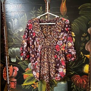 Fire Los Angeles sheer blouse